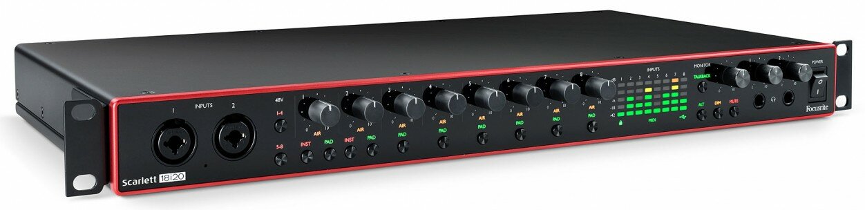 Focusrite Scarlett 18i20 3rd Gen аудио интерфейс USB