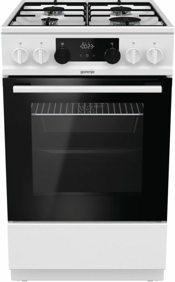 Плита комбинированная Gorenje K535W белый/черный