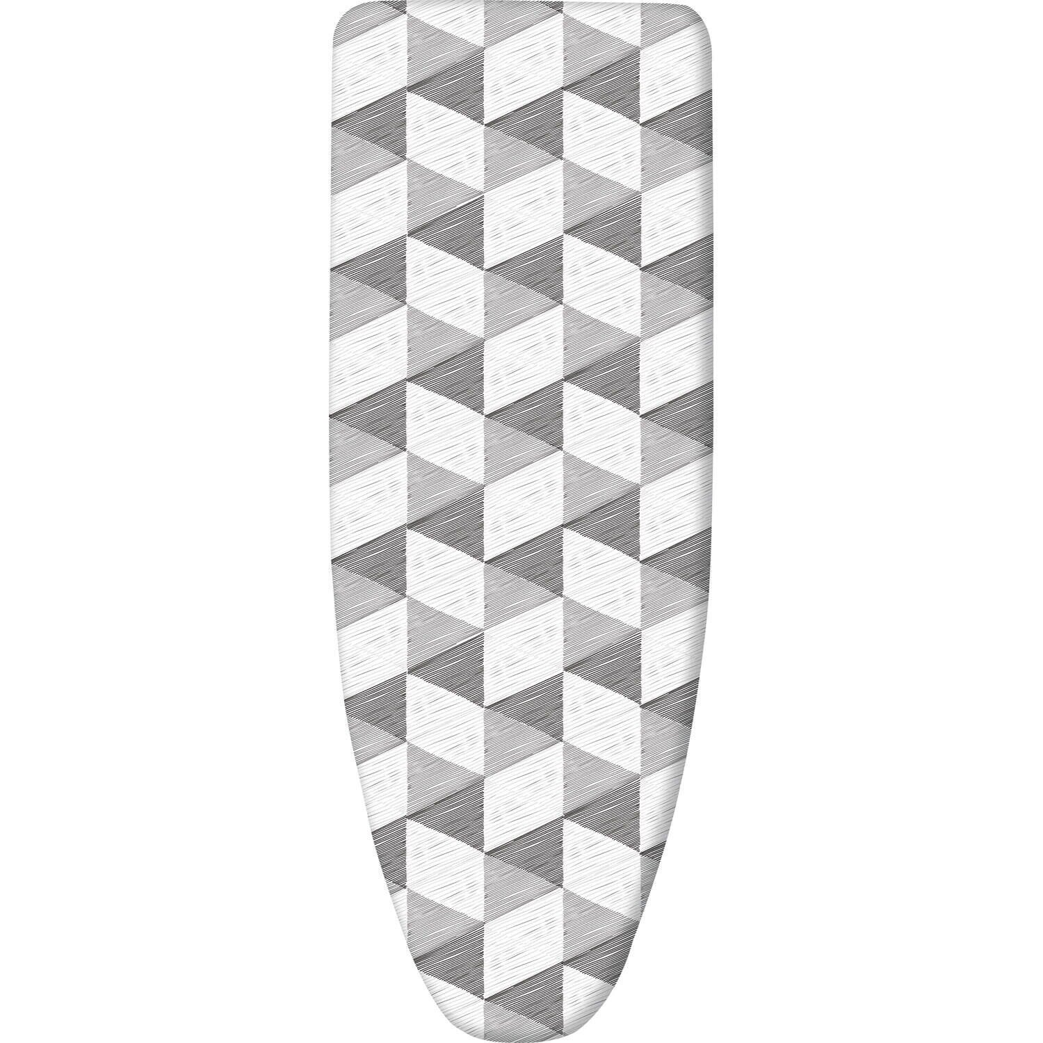 Чехол универсальный дублированный с поролоном Nika ЧПД1/1 серый со штрихами