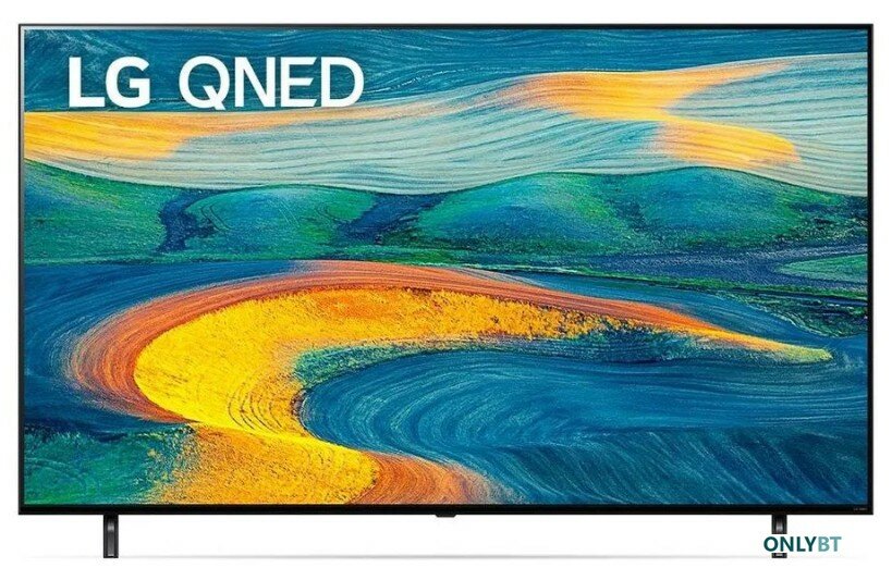Телевизор LG 55QNED7S6QA.ADKG, 55", NanoCell, 4K Ultra HD, черный титан - фото №1