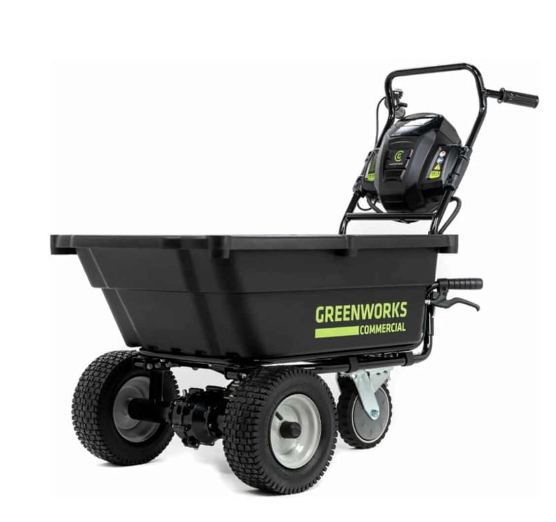 Самоходная аккумуляторная садовая тележка GREENWORKS 82GC 82V (106 Л) без АКБ И ЗУ