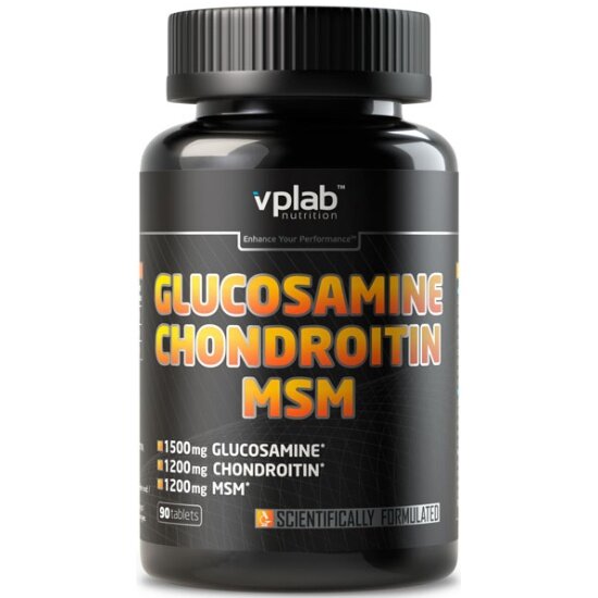 Глюкозамин и Хондроитин VP LABORATORY Glucosamine Chondroitin MSM 90 таб