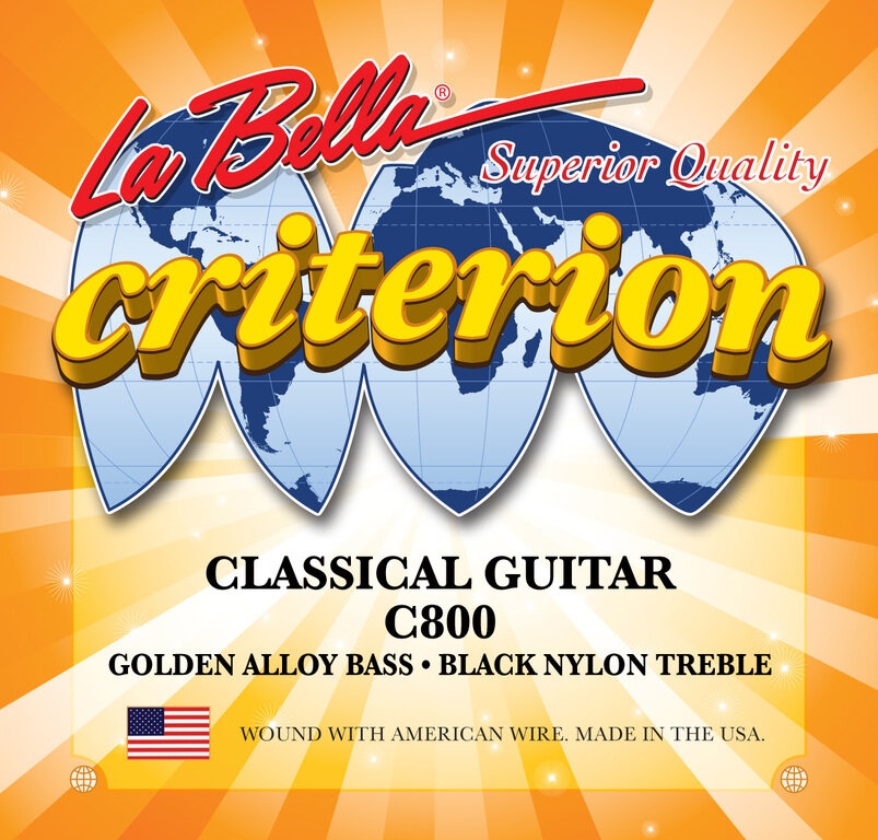 Струны La Bella C800 Criterion нейлон для классической гитары