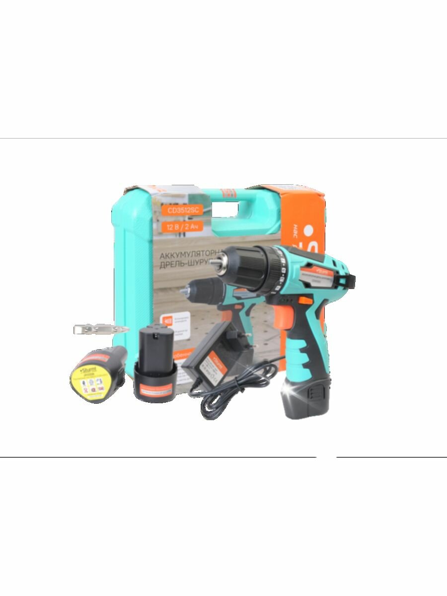 фото Sturm! Дрель-шуруповерт аккумуляторная 12В, 28Нм CD3512SC