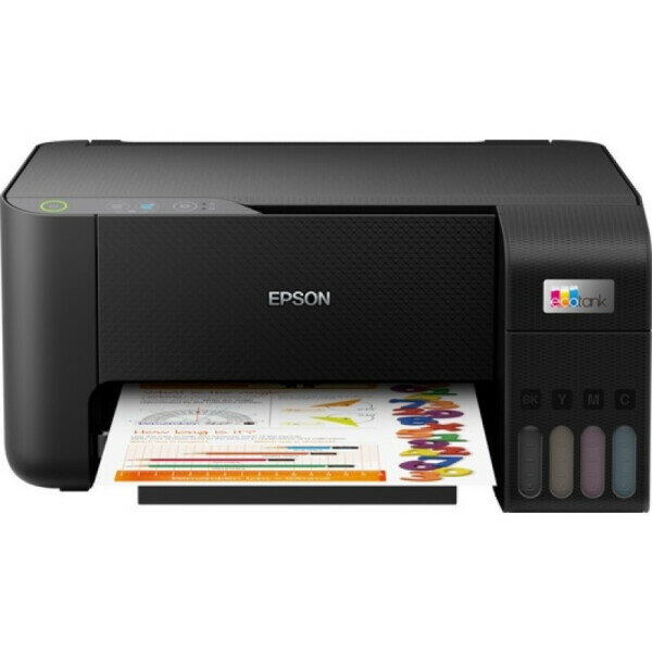 МФУ струйный Epson EcoTank L3210 (A4 принтер/сканер/копир 5760x1440dpi 33чб/15цв. ppm СНПЧ Ink103  USB) (C11CJ68501)