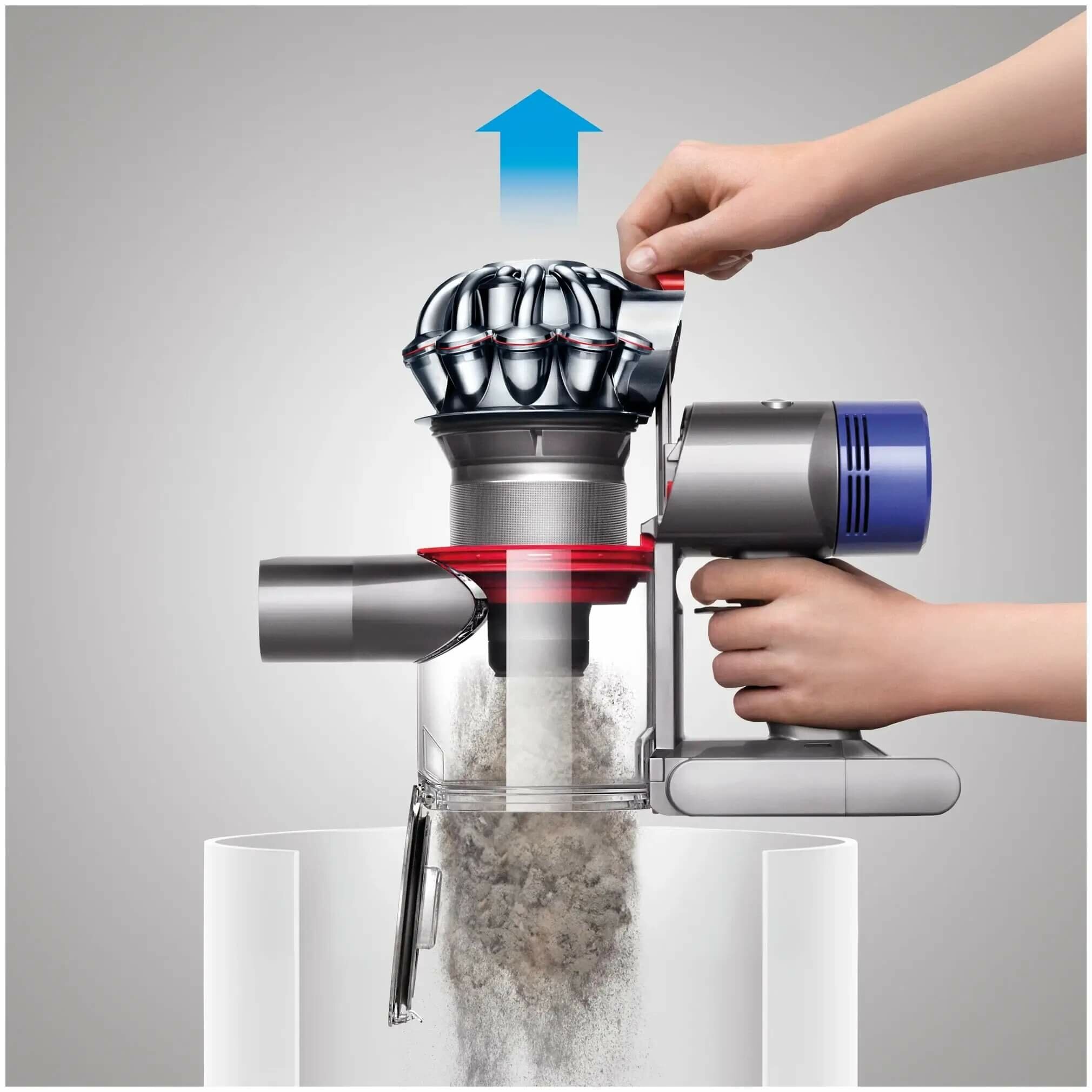 Ручной пылесос (handstick) DYSON V8 Absolute+ (SV10), 425Вт, серый/золотистый - фото №9