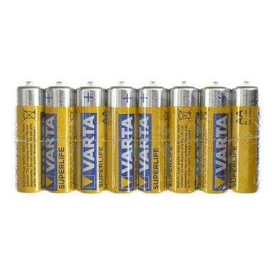 Батарейка солевая Varta SuperLife, AA, R6-8S, 1.5В, спайка, 8 шт. Varta 5217279