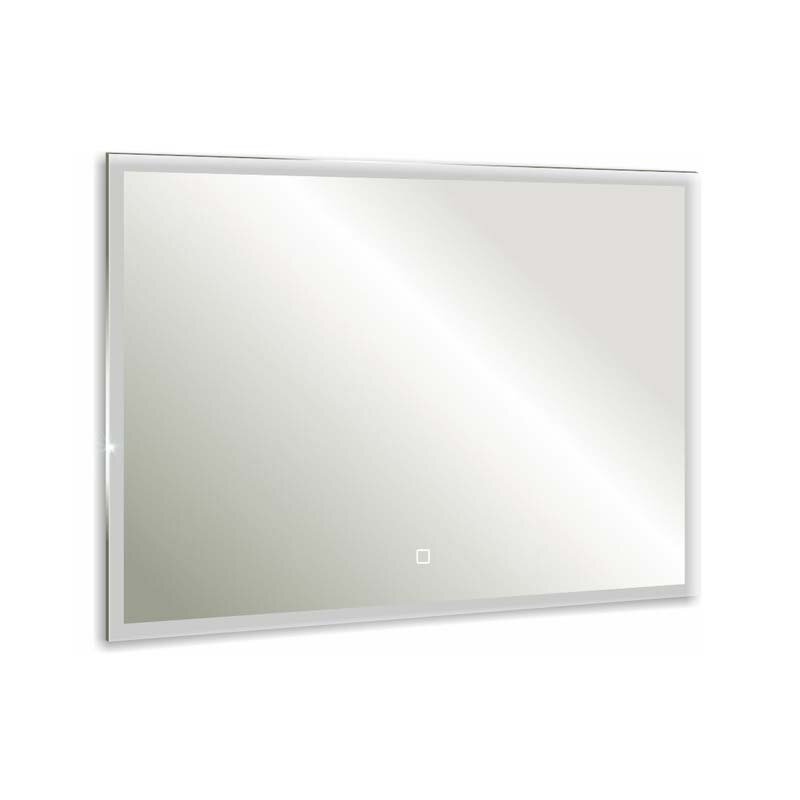фото Зеркало сантана SILVER MIRROR LED часы 60х80 см