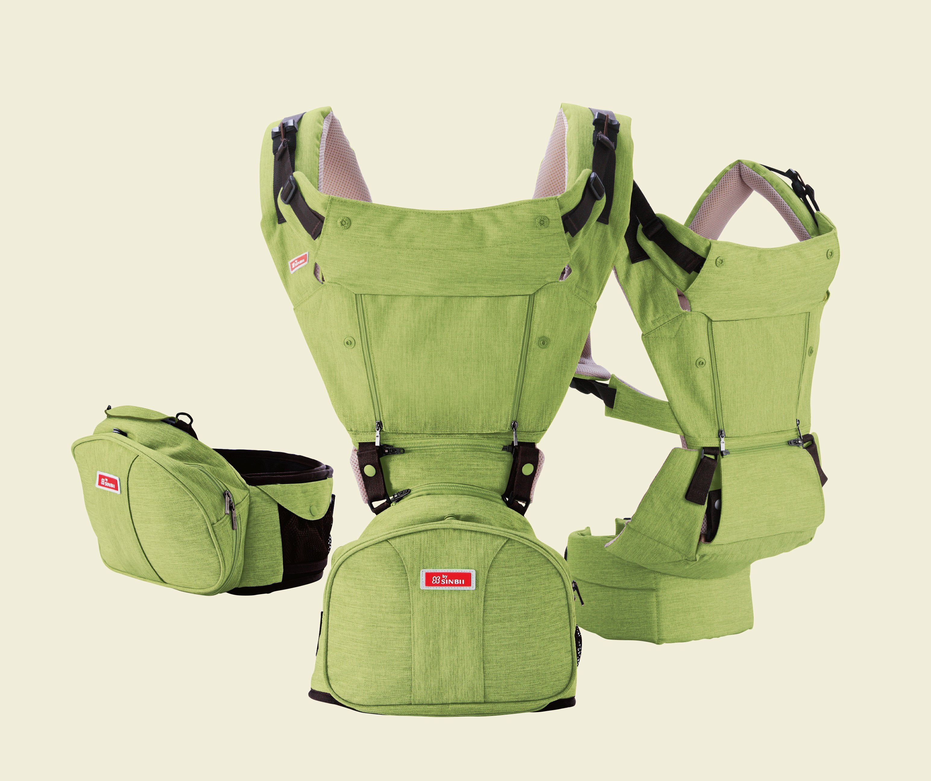  +  Sinbii Premium Hipseat S-Pocket Set. 