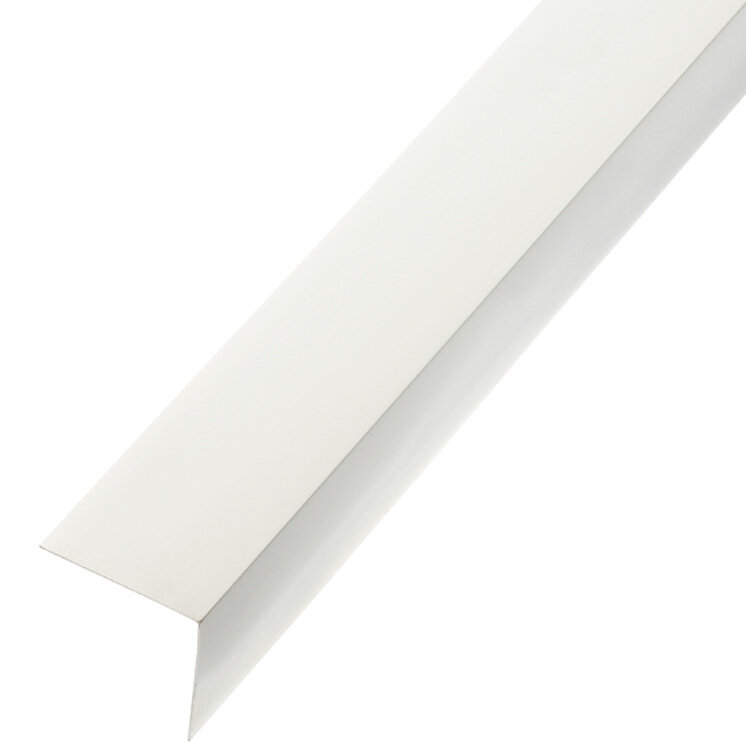 Угол отделочный из ПВХ 60х60мм белый (27м) / Уголок отделочный пластиковый 60х60мм белый (27м)