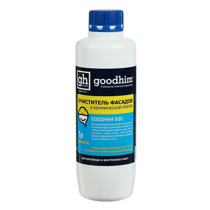 фото Очиститель фасадов и керамической плитки Goodhim-600, 1 л
