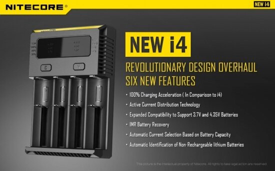 Nitecore Зарядное устройство NiteCore NEW i4