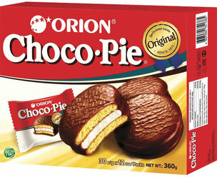 Печенье ORION "Choco Pie Original" 360 г (12 штук х 30 г), О0000013014 2 шт.