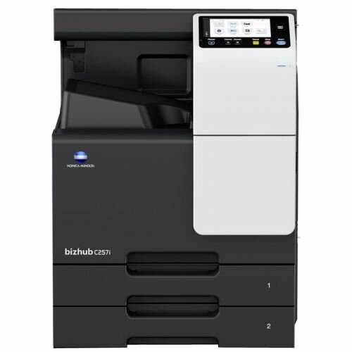 МФУ цветное Konica Minolta bizhub C257i ACVD021 А3, 25 стр/мин, дуплекс, 6GB RAM,SSD 256GB,лотки 2х500, без крышки, без тонера