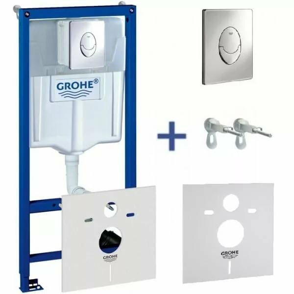 Система инсталляции для подвесного унитаза Grohe комплект Grohe Rapid SL 38750001