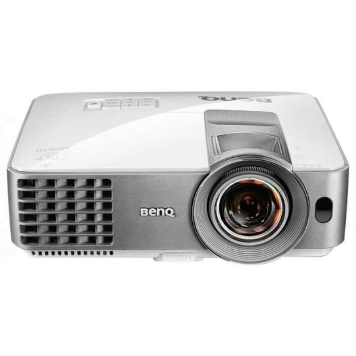  BenQ MW632ST DLP, 1280x800, 3200 AL, 13000:1, 16:10, 0.7ST, 1.2x, TR 0.72~0.87, HDMIx2/ MHLx1, VGA, USB Power, Auto vertical keystone, White, 2.6 kg