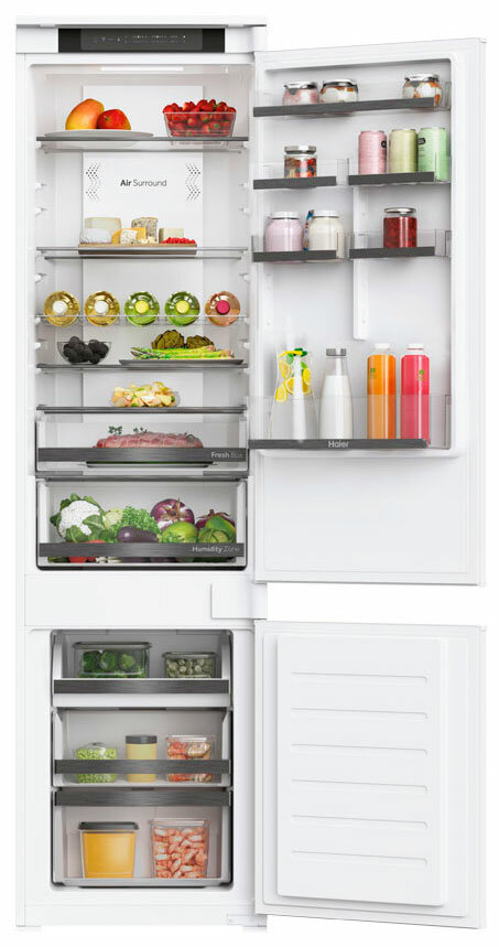 Встраиваемый двухкамерный холодильник Haier HBW5519ERU - фотография № 2