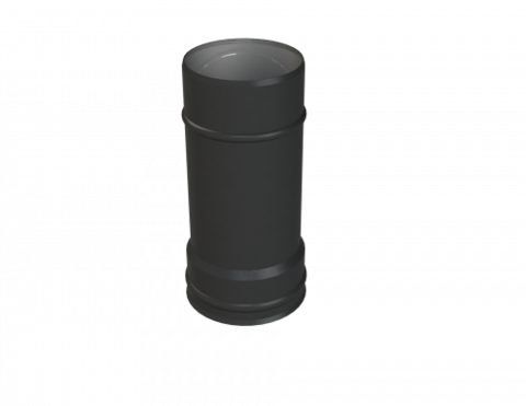 Труба L250 Grill'D, AISI 430 0,8мм (D115), черный (термостойкая краска) - фотография № 1