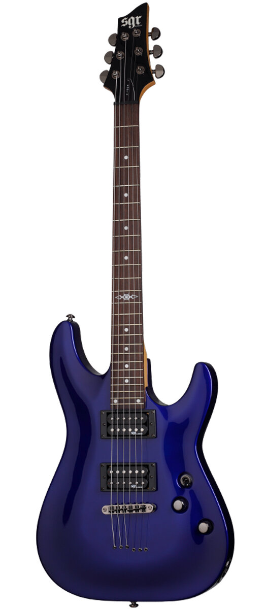 Schecter SGR C-1 EB Гитара электрическая 6 струн чехол в комплекте