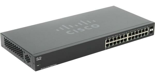 Коммутатор Cisco SG110-24-EU неуправляемый 24 порта 10/100/1000Mbps