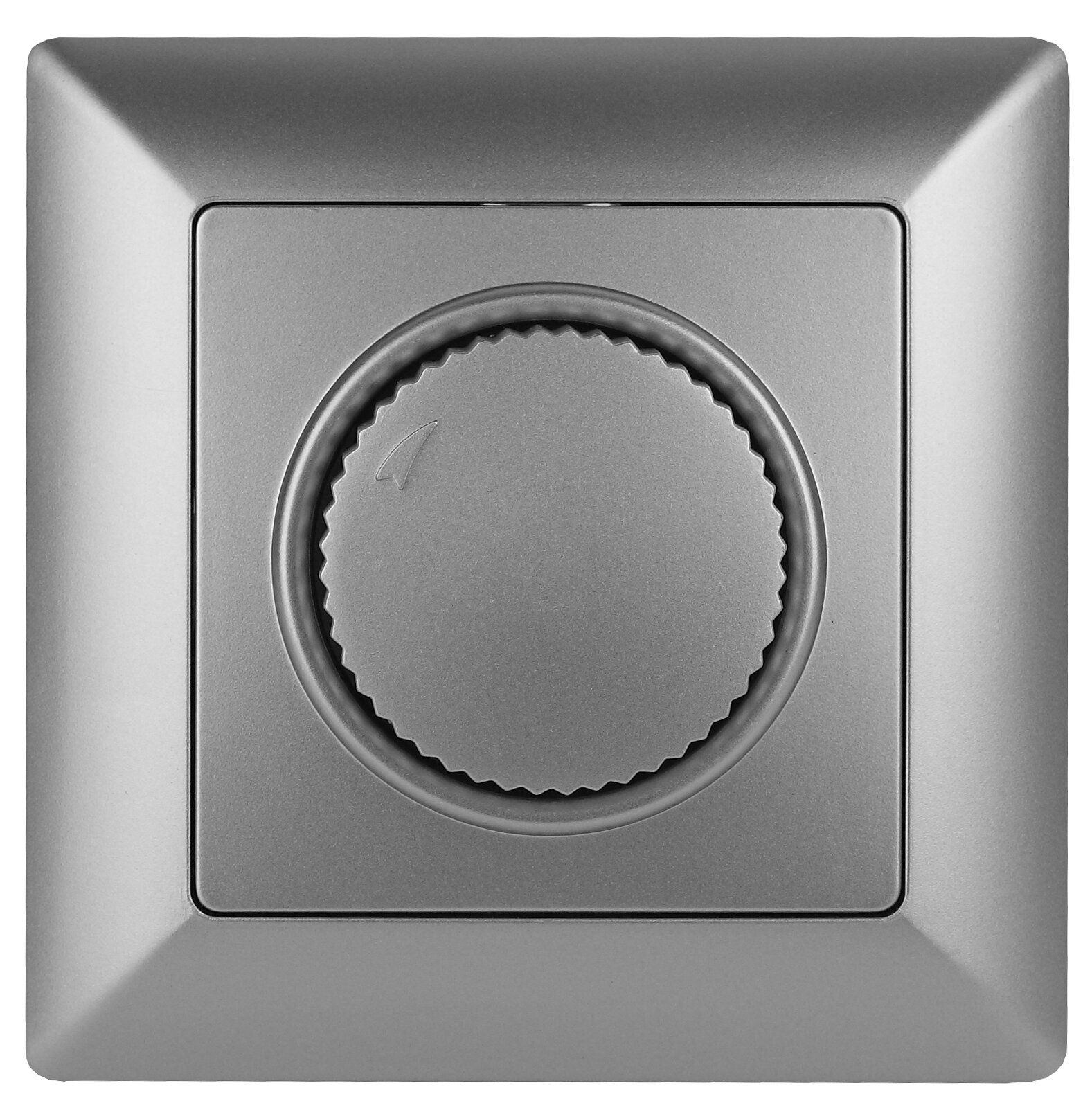 фото Светорегулятор Intro Solo 4-401-03 поворотный, 600Вт 230В, IP20, СУ, алюминий арт. Б0053707 (1 шт.)