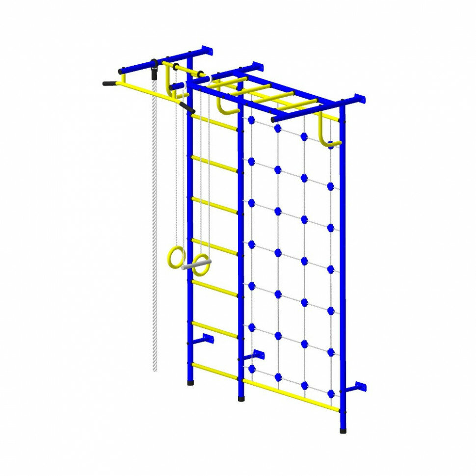 Детский спортивный комплекс Пионер - С4С сине/жёлтый