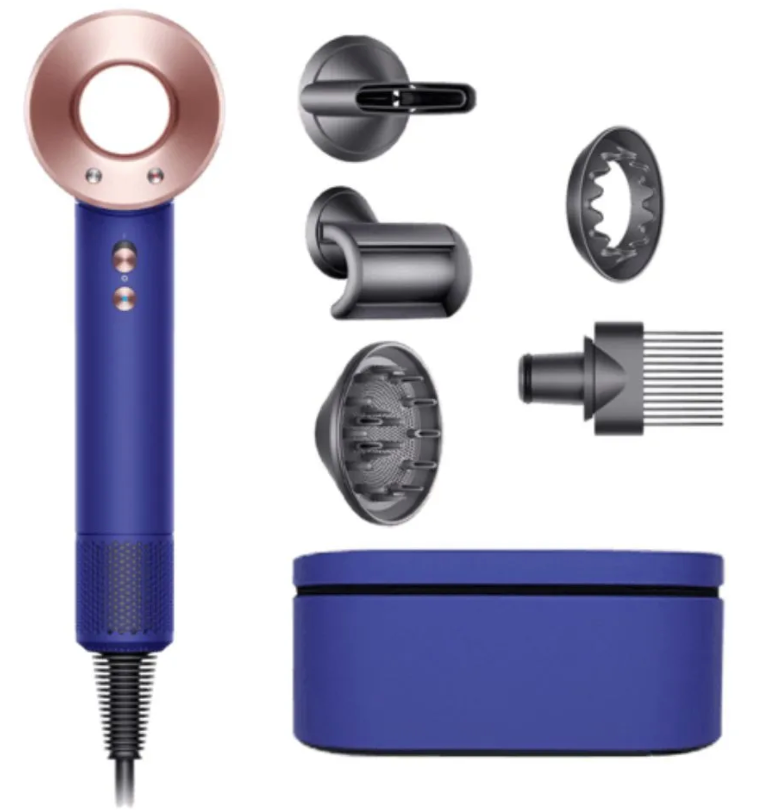 Фен Dyson Supersonic HD07, Gift Edition Vinca Blue/Rosé (вилка EU/RU), фиалковый/розовый (426081-01)