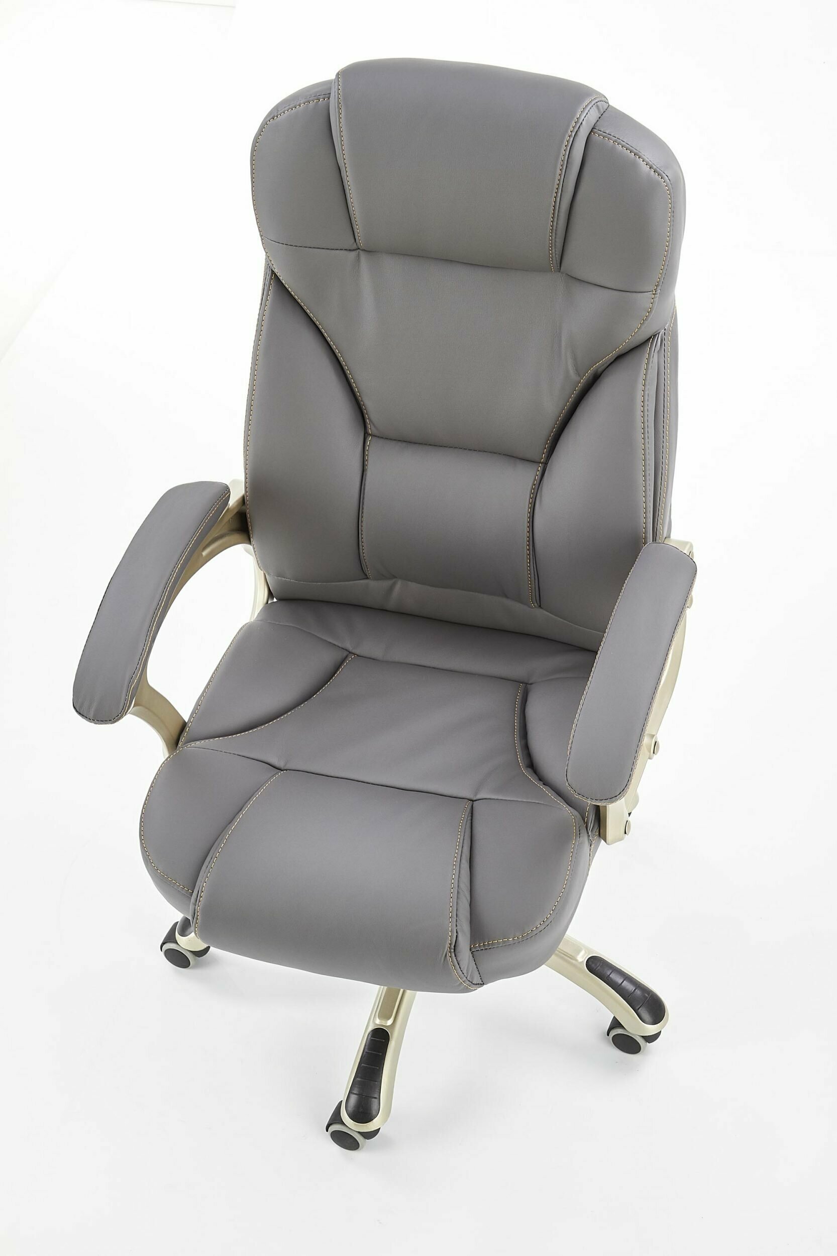 Кресло компьютерное Halmar DESMOND (серый) - фотография № 6