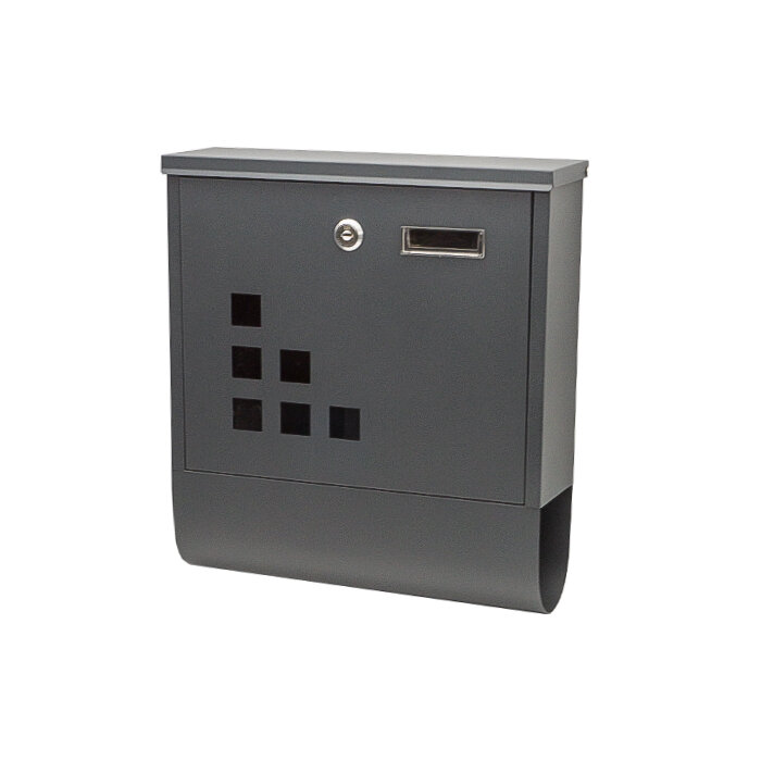 Почтовый ящик MASTER LOCK 3005 цвет: темно-серый / почтовый ящик металлический/ почтовый ящик с замком/ ящик почтовый/ почтовый ящик с замком уличный