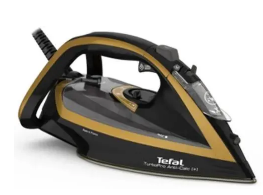 Утюг TEFAL FV5696E1, 3000Вт, черный/ золотистый [1830007643]