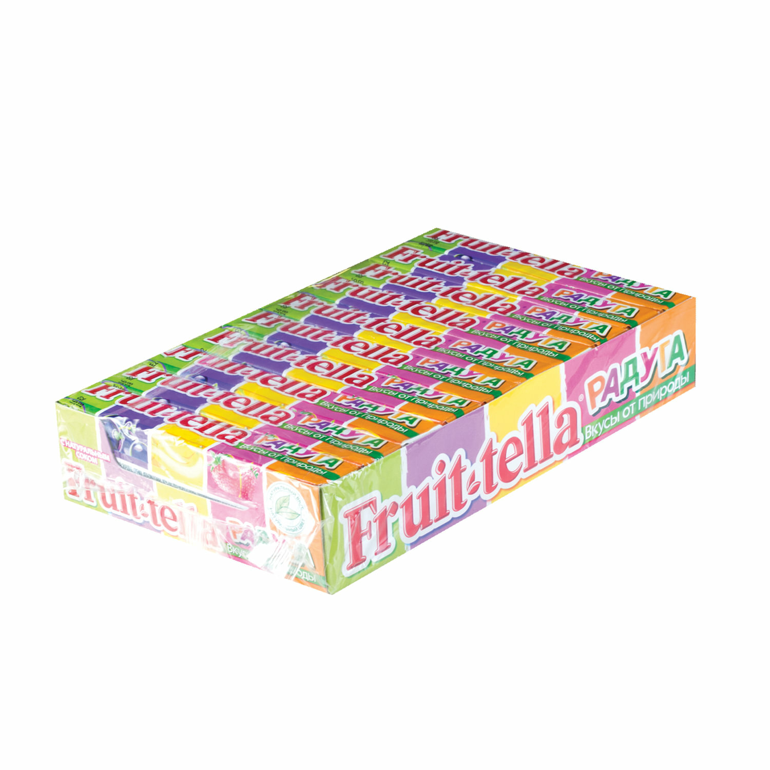 Жевательная конфета FRUITTELLA (Фруттелла) "Радуга", 41 г, 87042 - фотография № 2