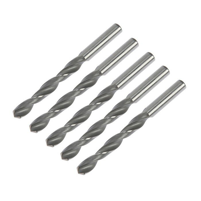 фото Сверло по металлу тундра, HSS, цилиндрический хвостовик, 11.5 x 140 мм,5 шт.