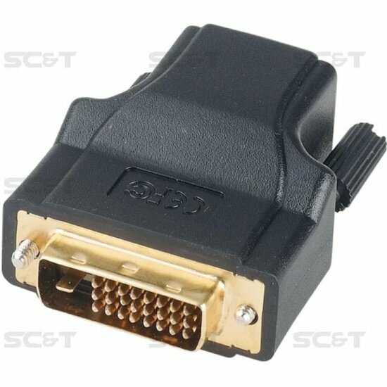 Комплект для передачи DVI-сигнала по кабелю витой пары CAT5e/6 Sc&t DE01ERK