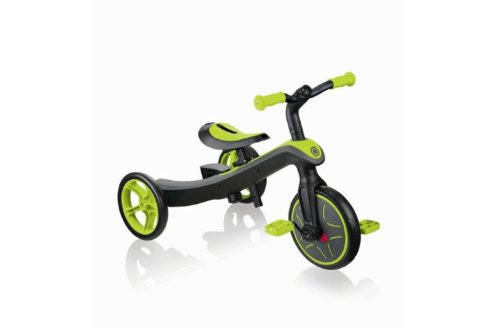 Велосипед-беговел "Globber" Trike Explorer (2 IN 1) (OneSize, Зеленый)