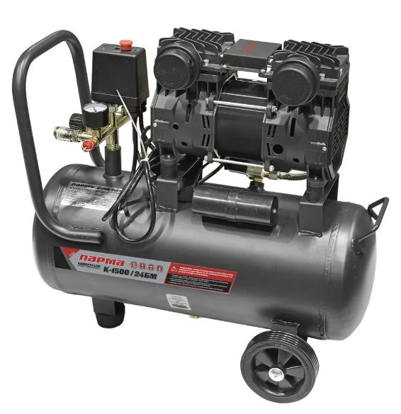 фото Компрессор Парма БМ K-1500/24БМ 237л/мин 24л серый/черный (02.014.00010)