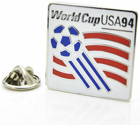 Значок FC чемпионат мира по футболу 1994 (США) эмблема белая