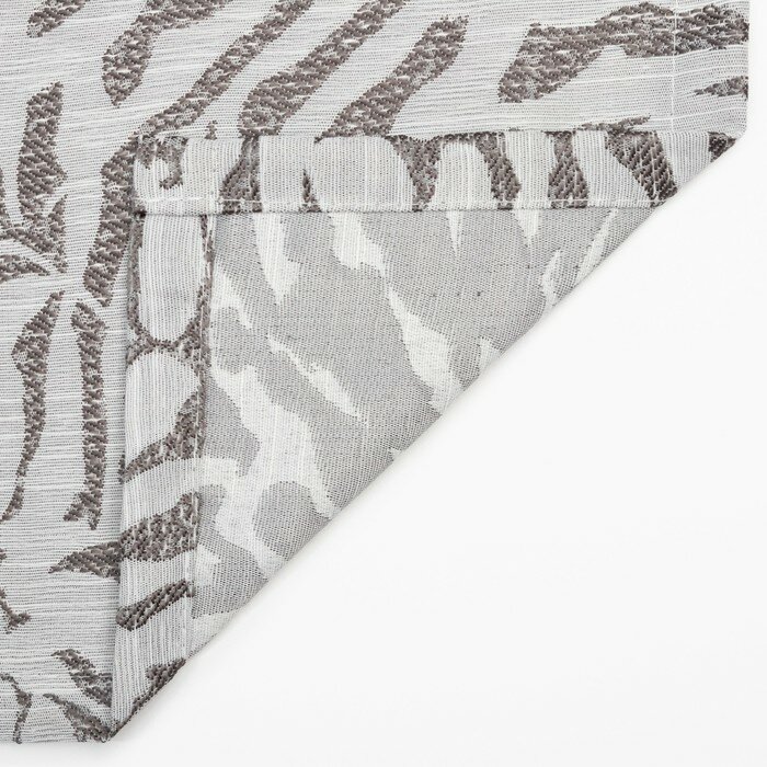Штора портьерная Этель "Элит" цвет серый, на шторной ленте 130х300 см, 150гр/м2, 100% п/э - фотография № 5