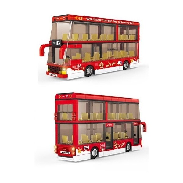 фото Конструктор Автобус туристический Wange 436 деталей