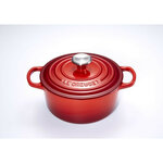 Кастрюля круглая для запекания 26 см, чугун LE CREUSET Вишневый 21177260602430 - изображение