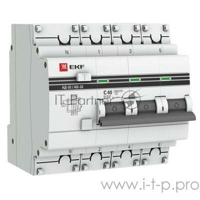  . .  3+N C 40 30  AC 4.5kA -32 PROxima EKF DA32-40-30-4P-pro DA32-40-