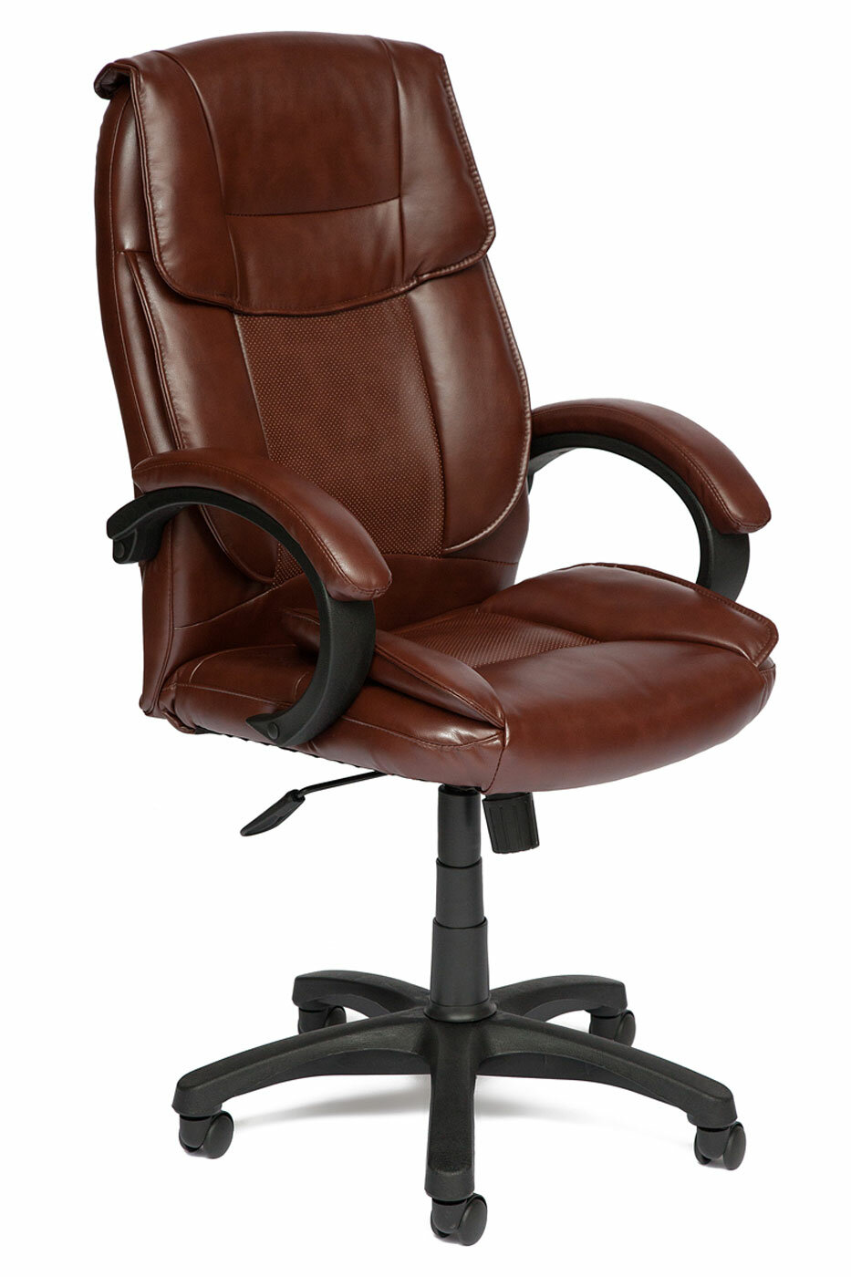 Кресло компьютерное OREON коричневый перфорированный 2 TONE -06
