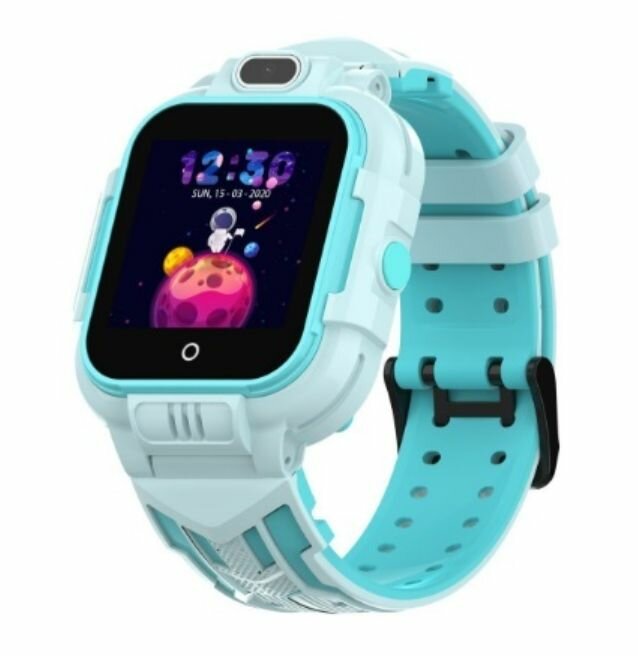 Для детей Wonlex Детские умные часы Smart Baby Watch Wonlex KT16 GPS, WiFi, камера, 4G голубые (водонепроницаемые)
