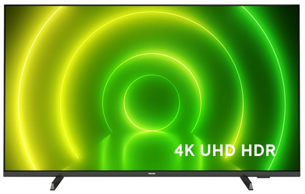 50" Телевизор Philips 50PUS7406/60 HDR (2021), черный