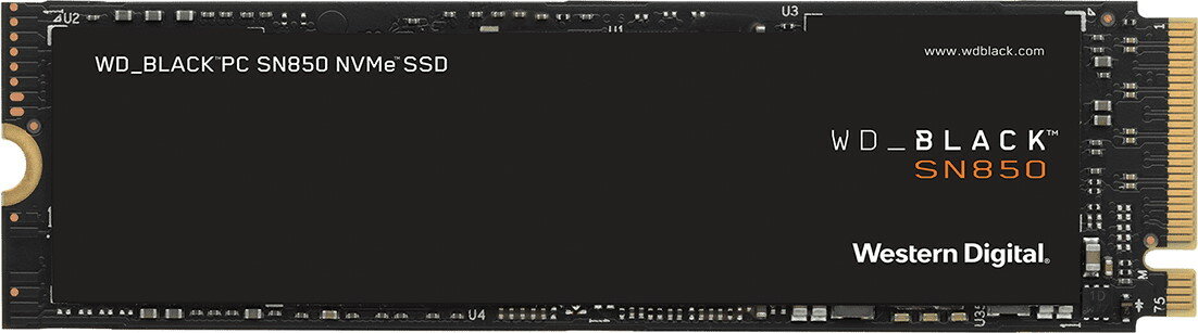 Накопитель SSD Western Digital Black SN850 WDS200T1X0E/PCI-E 4.0 x4/2 TB /Скорость чтения 7000МБайт/с Скорость записи 4100МБайт/с