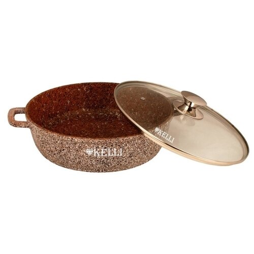 Сотейник Kelli KL-4019-26, 26 см, 4,5 л, с крышкой