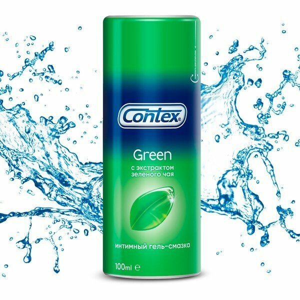 Гель-смазка Contex Green с экстрактом зеленого чая