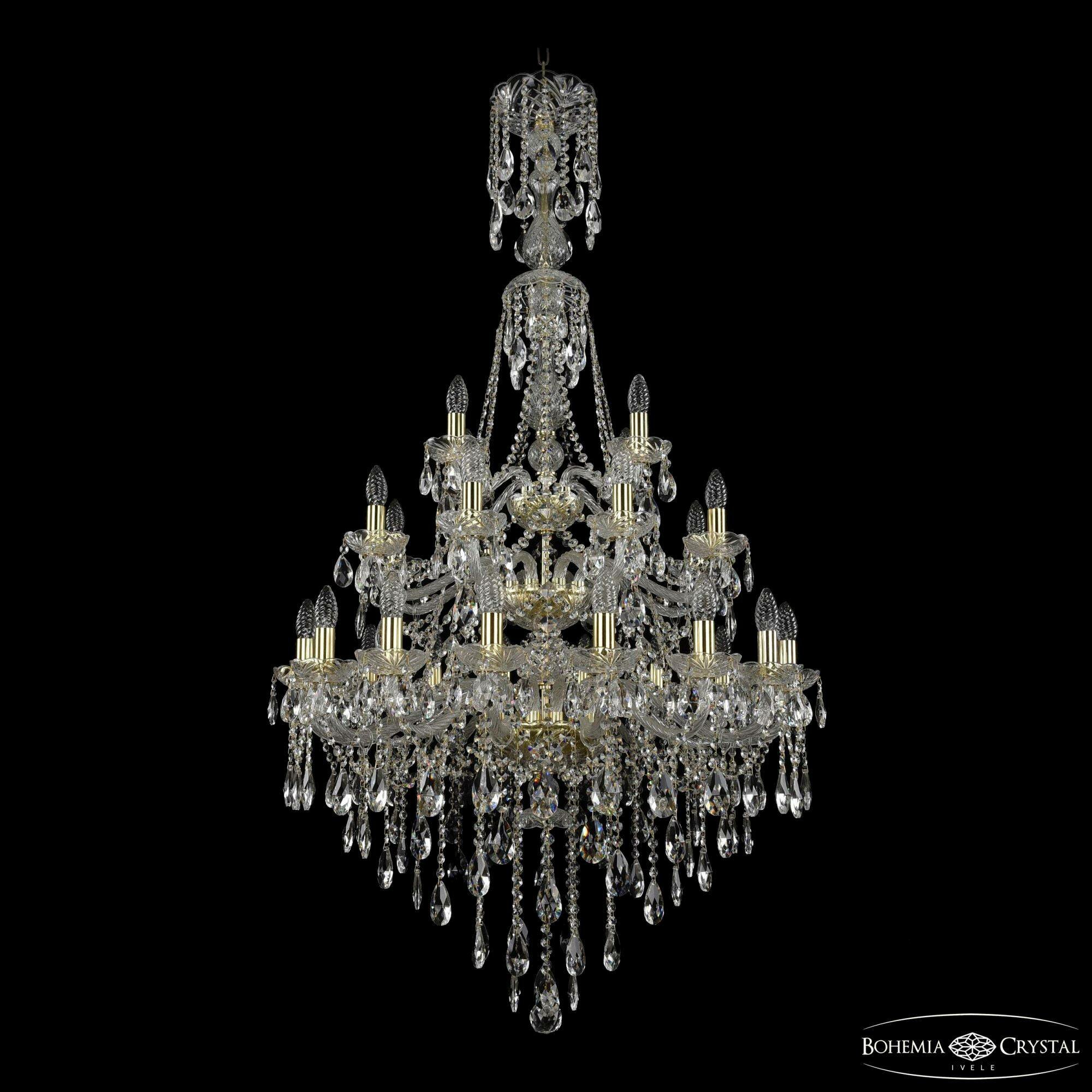 Люстра Bohemia Ivele 1415/16+8+4/300/XL-155/3d/G - фото №1