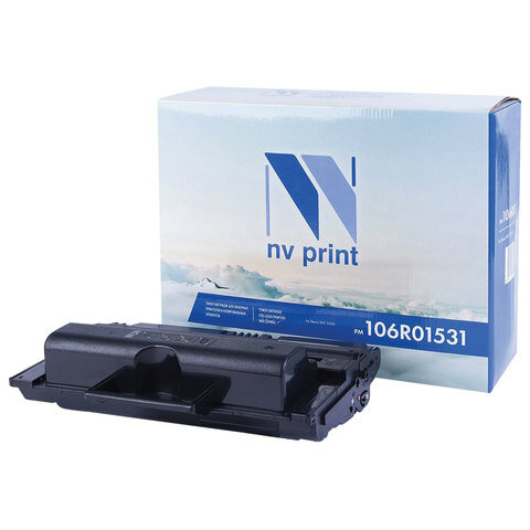 Тонер-картридж NV PRINT (NV-106R01531) для XEROX WorkCentre 3550, комплект 2 шт., ресурс 11000 страниц