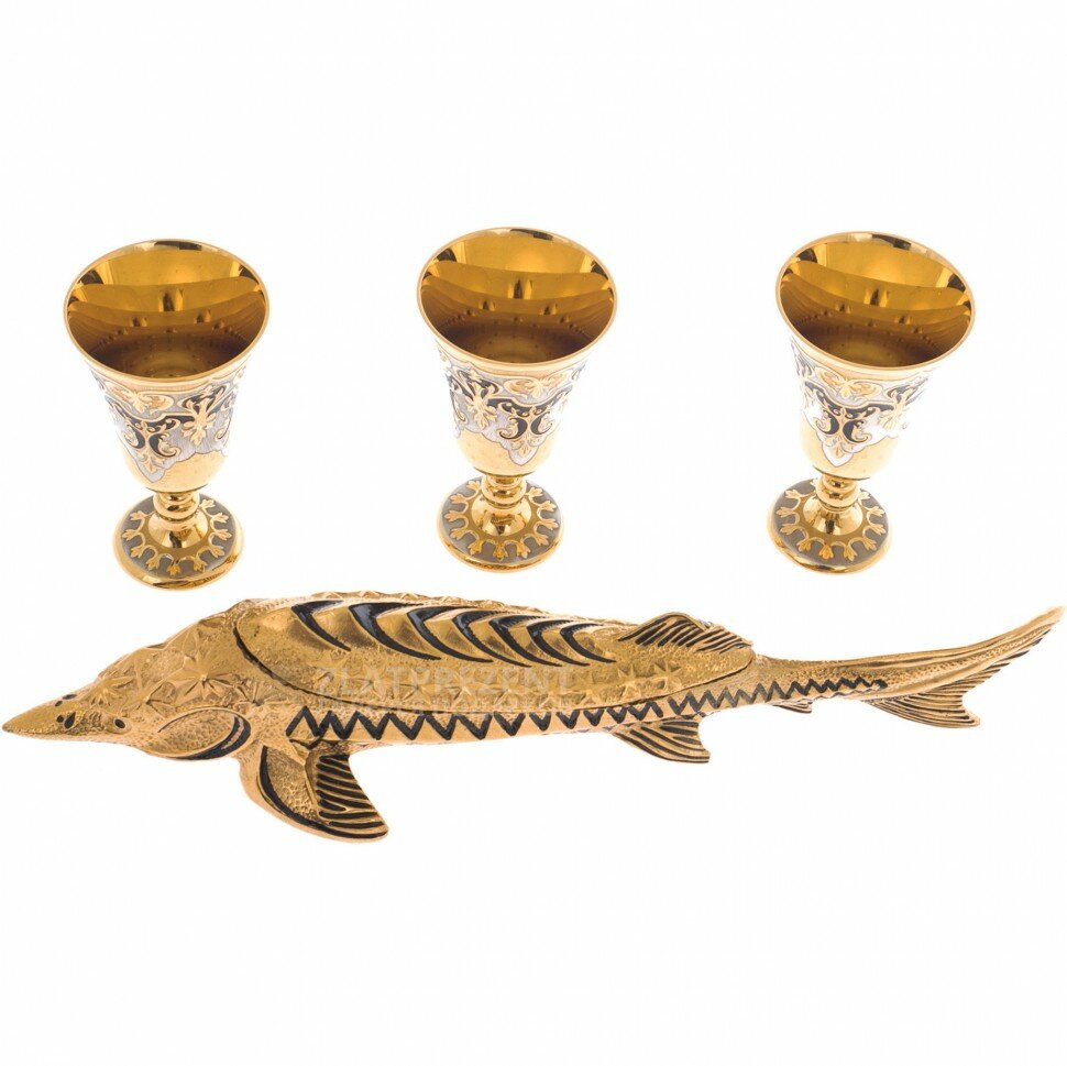 Икорный набор со стопками «Царь рыба»