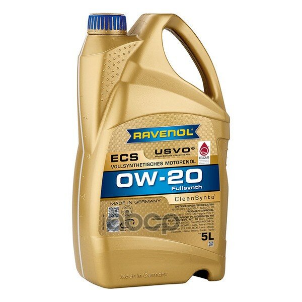 Синтетическое моторное масло RAVENOL Eco Synth ECS SAE 0W-20
